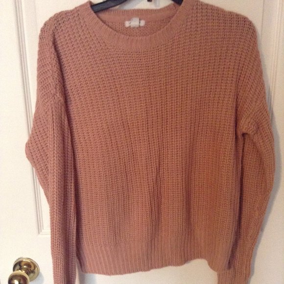 Ardene Pink Knit Sweater - Picture 2 of 3